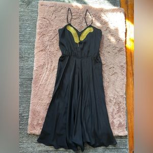 Beyond Vintage 1970s style, 100% Silk Feather Dress